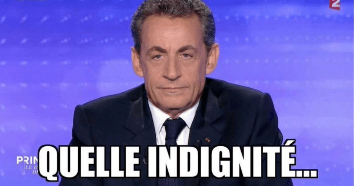 Sarkozy disant quelle indignité