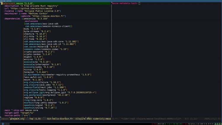 démo emacs